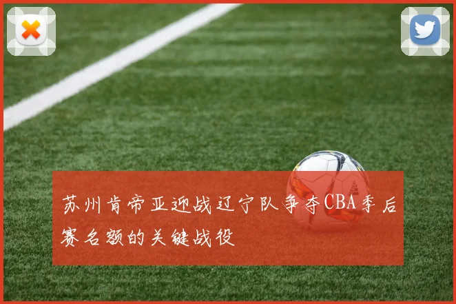苏州肯帝亚迎战辽宁队争夺CBA季后赛名额的关键战役